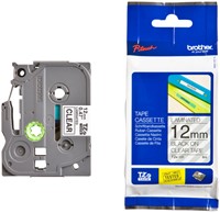 Labeltape Brother P-touch TZe-131 standaard 12mm zwart op transparant-3