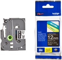 Labeltape Brother P-touch TZe-335 standaard 12mm wit op zwart-3