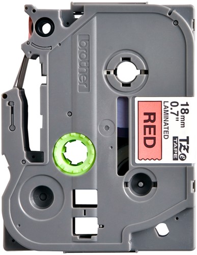 Labeltape Brother P-touch TZe-441 standaard 18mm zwart op rood-2