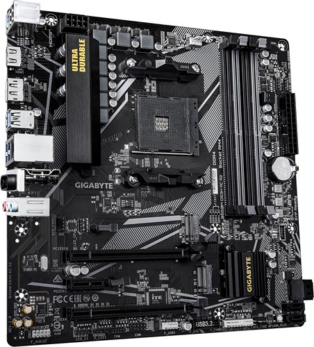 GIGABYTE B550M DS3H AC R2 moederbord AMD B550 Socket AM4 micro ATX-3