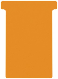 T-kaart Djois formaat 3 77mm oranje 100 stuks