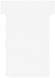 T-kaart Nobo nr.2 48mm wit 100 stuks