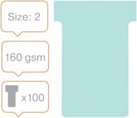 T-kaart Nobo nr.2 48mm blauw 100 stuks-5