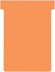 T-kaart Nobo nr.3 80mm oranje 100 stuks