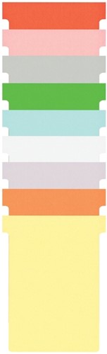 T-kaart Nobo nr.3 80mm geel 100 stuks-4