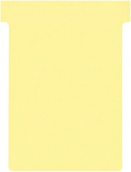 T-kaart Nobo nr.3 80mm geel 100 stuks