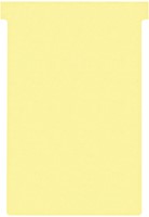 T-kaart Nobo nr.4 112mm geel 100 stuks