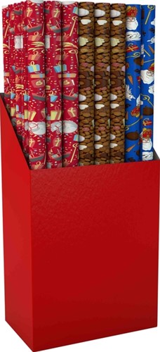 Inpakpapier Sint 300x100cm assorti