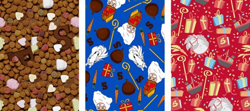 Inpakpapier Sint 300x100cm assorti-2