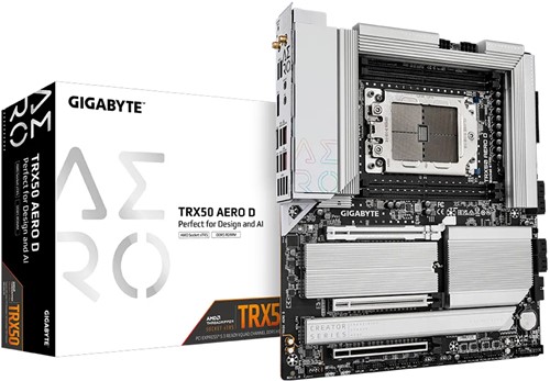GIGABYTE TRX50 AERO D moederbord AMD TRX50 Socket sTR5 Verlengd ATX
