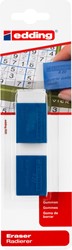 Gum edding R20 met kunststof blauwe houder 2 stuks