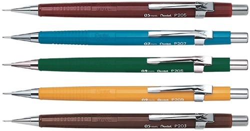 Vulpotlood Pentel P205 HB 0.5mm groen-2