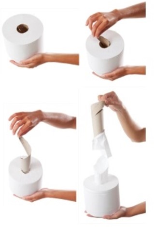 Poetspapier Tork M2 Basic Universal 2-laags 160m wit 121206-7