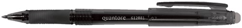 Gelschrijver Quantore erasable 0.7mm zwart