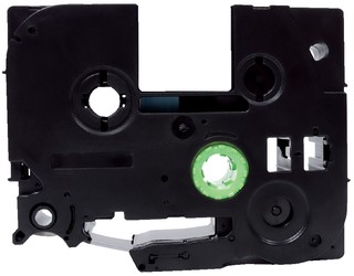 Labeltape Quantore TZe-221 9mmx8m zwart op wit-2