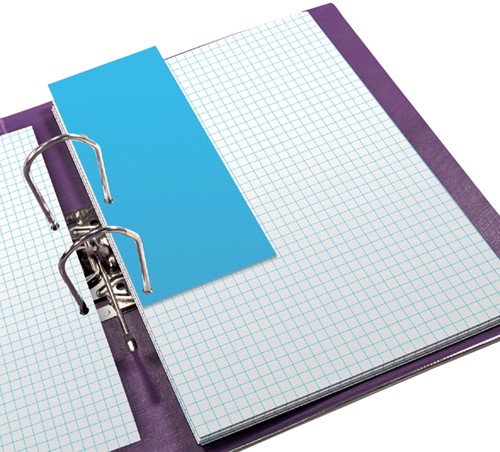 Scheidingsstrook Oxford Duo 240x105mm blauw 60 stuks-2