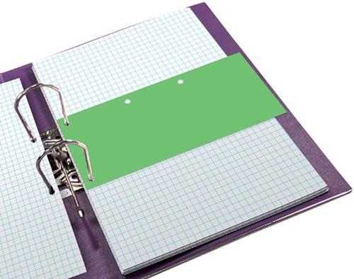 Scheidingsstrook Oxford Duo 240x105mm groen 60 stuks-3