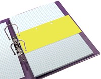 Scheidingsstrook Oxford Duo 240x105mm geel 60 stuks-3