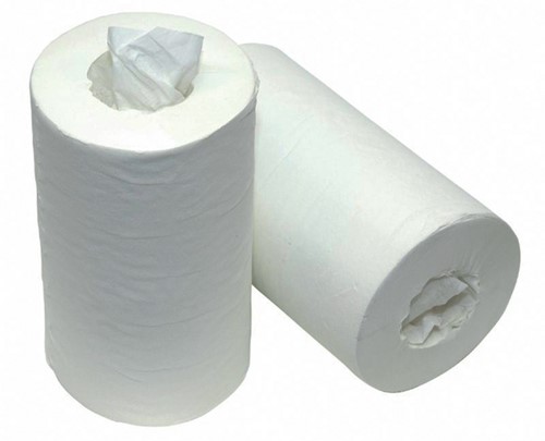 Poetspapier Cleaninq M1 1-laags 11x120m wit