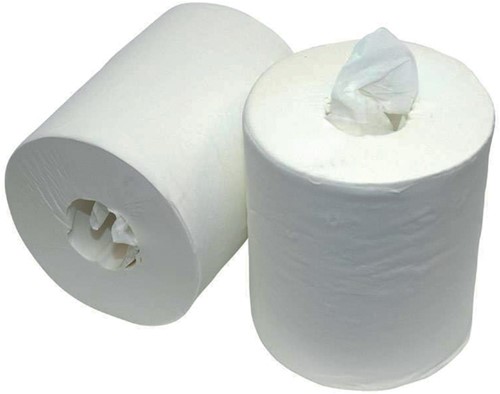 Poetsrol Cleaninq Midi 1-laags 21,5xØ19cmx275m 6 rollen-3