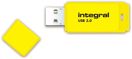 USB stick 2.0 Integral Neon USB-A 16GB geel-3