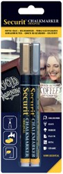 Krijtstift Securit SMA-100 rond 1-2mm goud/zilver assorti 2 stuks
