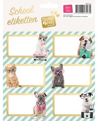 Schooletiketten Studio Pets 
