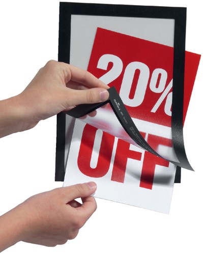 Duraframe Durable 487301 A3 zwart 2 stuks-1