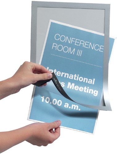 Duraframe Durable 487223 A4 zilvergrijs 2 stuks-3