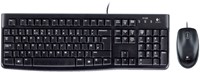 Toetsenbord- en muisset Logitech MK120 bedraad QWERTY zwart