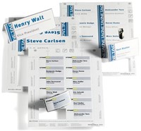 Tafelnaambord Durable 1458 kaarten 52x104/100mm