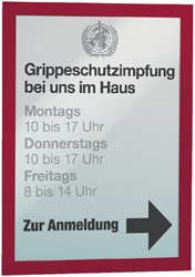 Duraframe Durable 487303 A3 rood 2 stuks