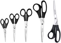 Kantoorschaar Westcott 130mm met kunststof grip rvs-2