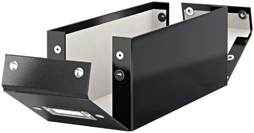 CD-opbergdoos Leitz Click & Store WOW  gerecycled karton 143x136x352mm zwart-2