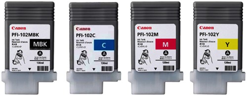 Inktcartridge Canon PFI-710 rood-2