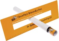 Verzendkoker CleverPack A3 330x29.5mm met doppen wit pak à 5 stuks-2