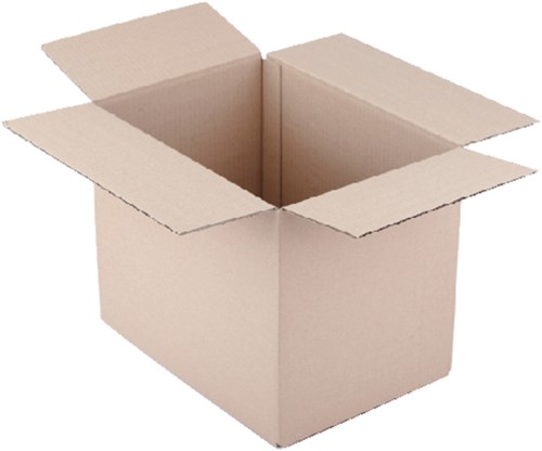 Amerikaanse vouwdoos CleverPack 486x386x386mm BC-golf bruin 5 stuks-2