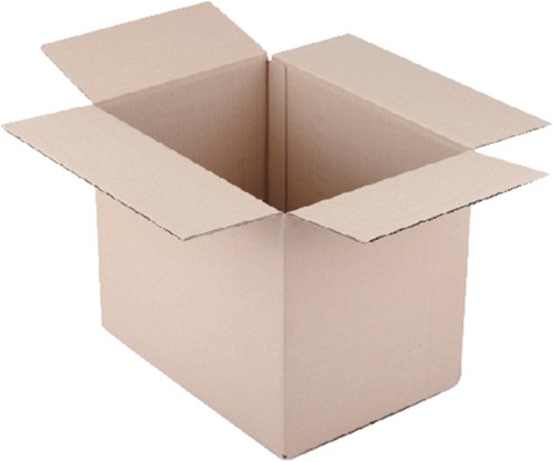 Amerikaanse vouwdoos CleverPack 500x400x300mm B-golf bruin 25 stuks-2
