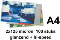 Lamineerhoes GBC A4 highspeed 2x125micron 100 stuks-2