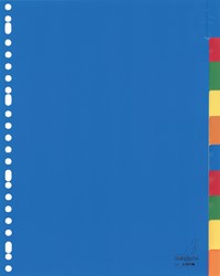 Tabbladen Kangaro 23-gaats A410FM 10-delig + venster assorti PP