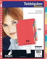 Tabbladen Kangaro 23-gaats PE410M 10-delig assorti karton-3