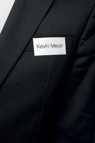 Naambadge etiket Durable 8334 40x75mm zelfklevend wit 240 stuks-2