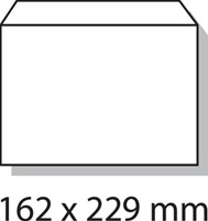 Envelop Quantore bank C5 162x229mm zelfklevend wit 25 stuks-2