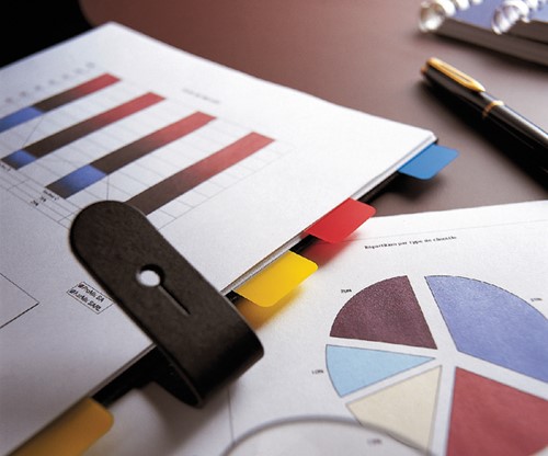 Indextabs Post-it 686GOT 25.4x38mm strong roze en groen 36 tabs-2