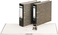 Ordner Leitz 1080 klassiek gewolkt 180° 80mm karton A4 zwart-3