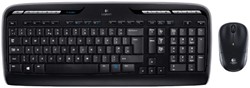 Toetsenbord- en muisset Logitech MK330 draadloos QWERTY zwart