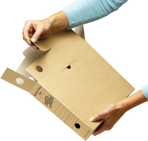 Archiefdoos Loeff's Space Box 4550 A4 320x240x60mm-3
