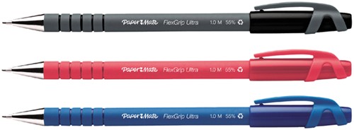 Balpen Paper Mate Flexgrip Ultra stick medium blauw-3