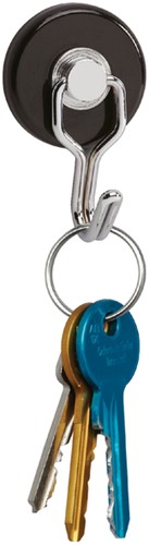 Magneet met haak MAUL Ø35mm trekkracht 5kg metaal 2 stuks-3