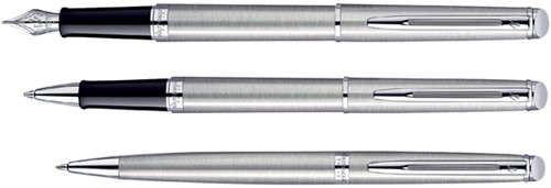 Balpen Waterman Hémisphère stainless steel CT medium-2